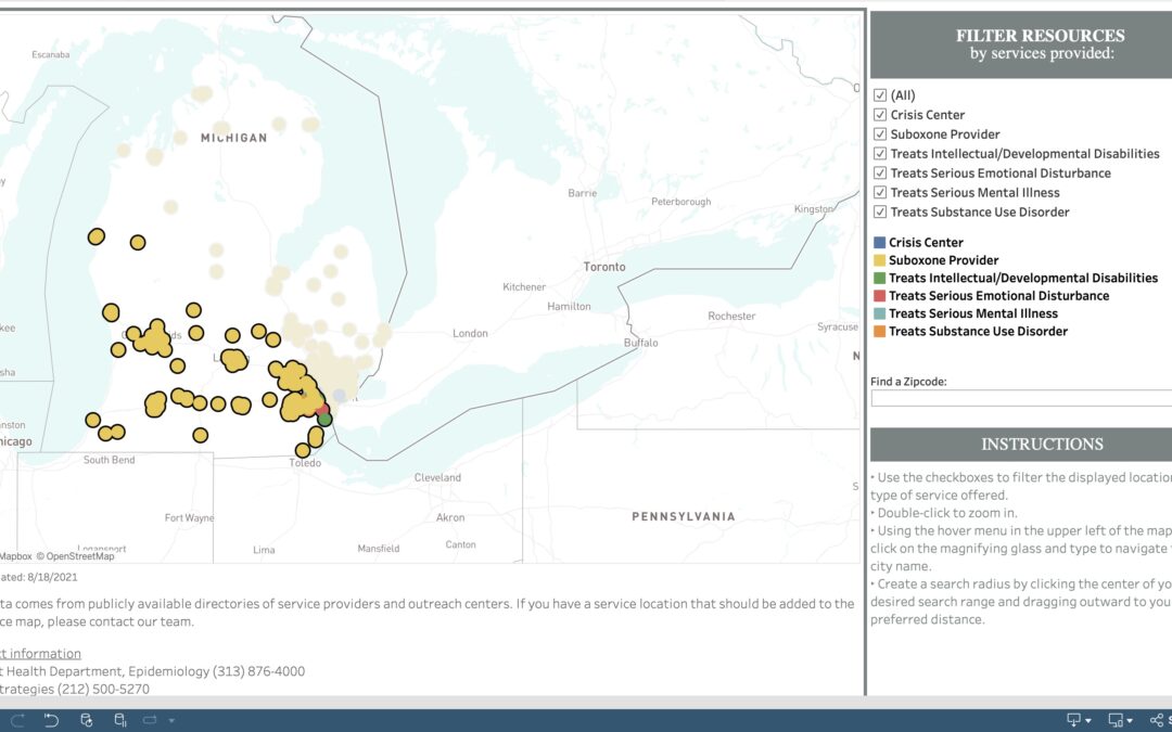 Behavioral Health Resource Map